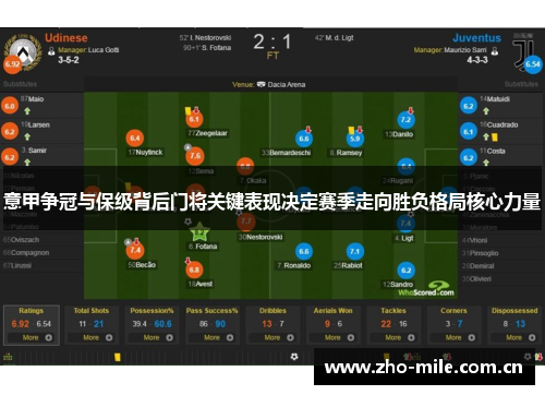 意甲争冠与保级背后门将关键表现决定赛季走向胜负格局核心力量 意甲争冠与保级背后门将关键表现决定赛季走向胜负格局核心力量